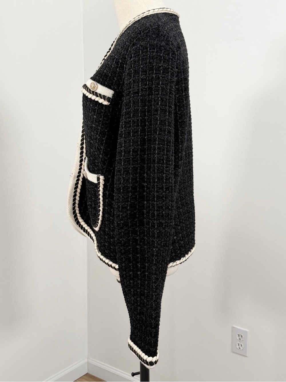 Elie Tahari Koka Wool-Blend Cardigan Size XL - Picture 12 of 16